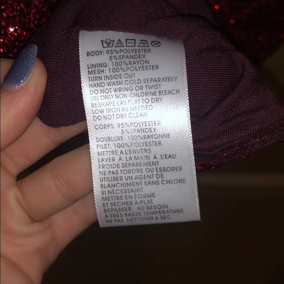 Red Sequin Dress - Picture 5 of 5